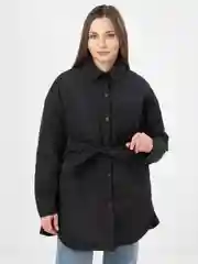 Черный куртка женская, утепленная демисезон