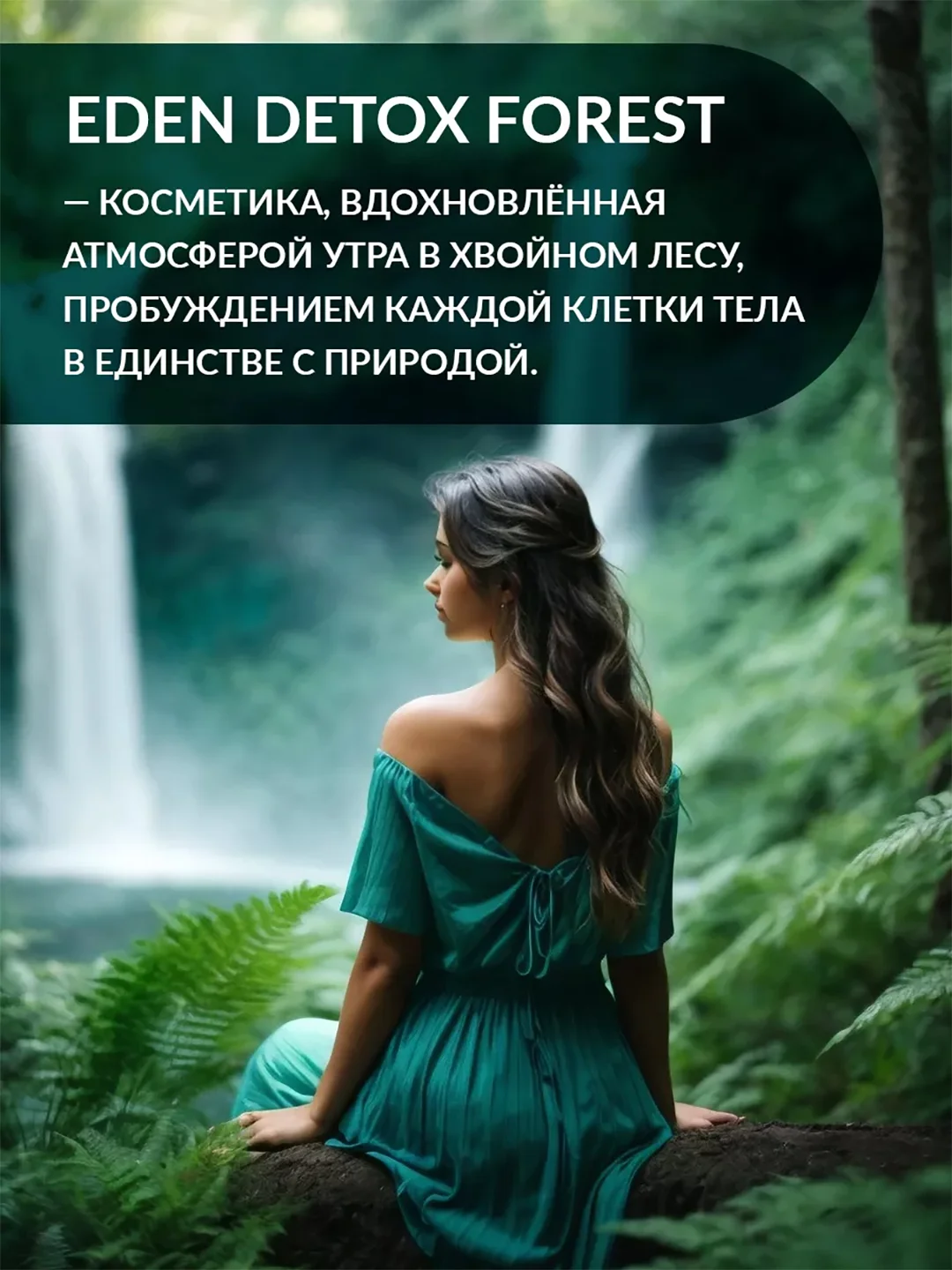 Бальзам для волос восстанавливающий с кератином, маслами кедра и мяты DETOX Forest 350мл