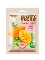 Тканевая маска для лица Happy Vegan, здоровое сияние, 25 мл