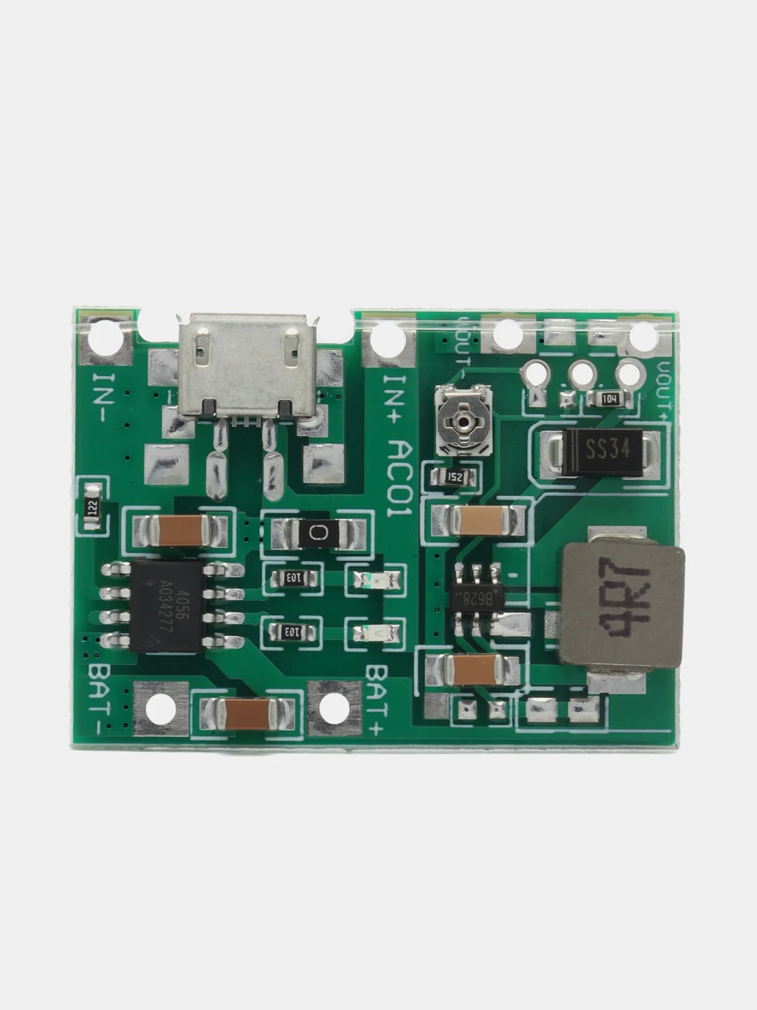 Зарядная плата TP4056 для Li-ion аккумуляторов с защитой, MICRO/MINI USB,TYPE-C