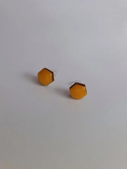Cерьги женские из эпоксидной смолы новогодние / подарок на Новый год