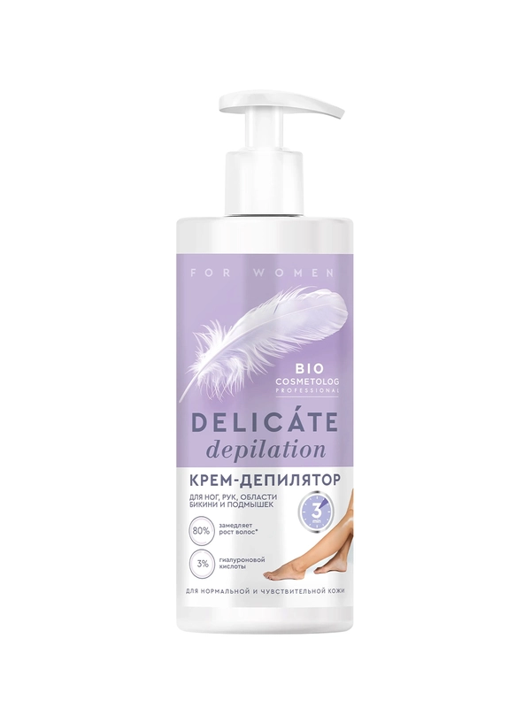 Крем-депилятор BioCosmetolog Professional DELICATE DEPILATION, 200 мл