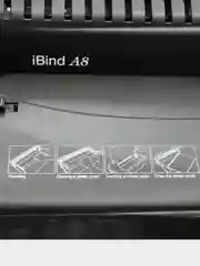 Машина переплетная iBind A8, на пластиковую пружину, переплетает 145 листов