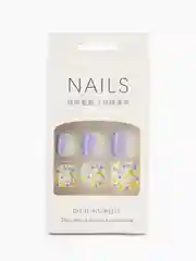 Лазурный накладные ногти педикюр