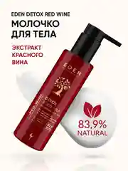 Молочко для тела Red Wine, с экстрактом красного вина, Detox, 200 мл