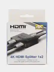 Переходник 4K HDMI Splitter 1x2 разветвитель, черный