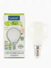 Светодиодная лампа General Lighting Systems FIL Шарик G45S-M-7W-E14 649966