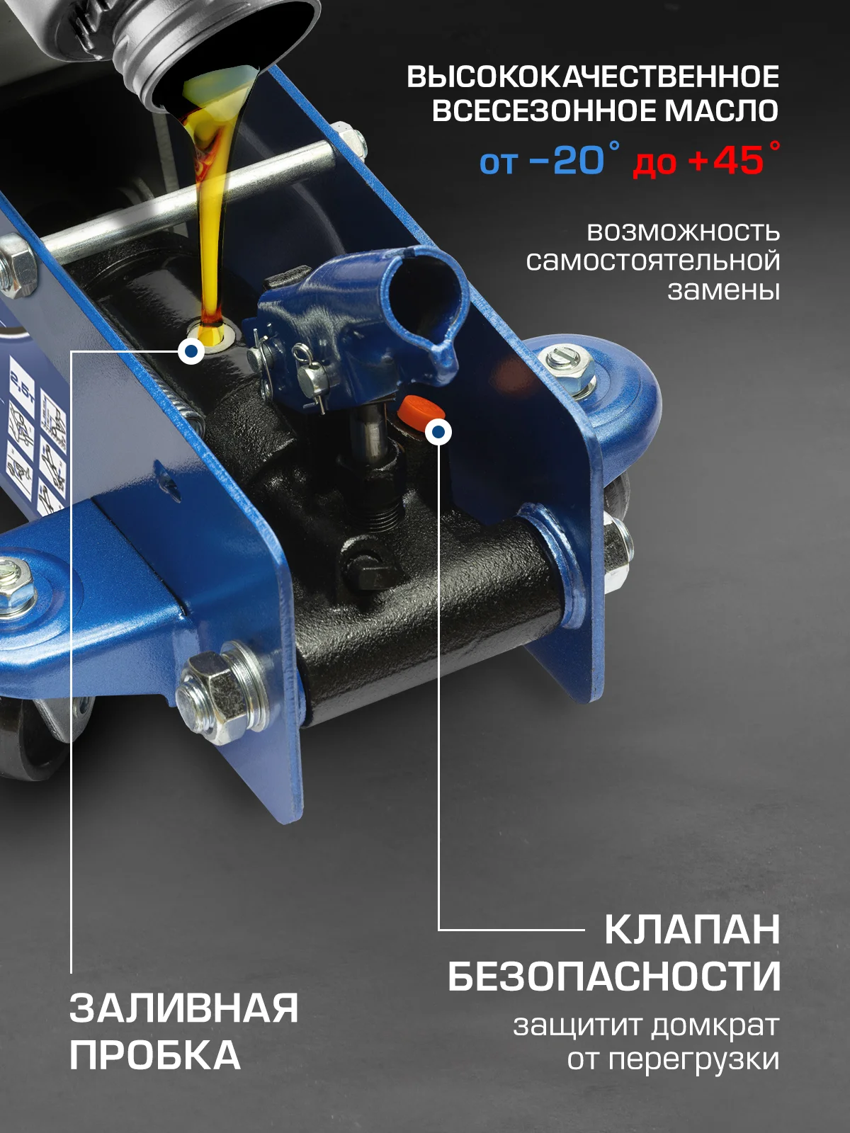 Домкрат подкатной, гидравлический, 2.5 т, 140-385 мм, STELS, 51152
