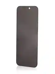 Черный стекло для iPhone 16, Pro Max Plus защитное BROSCORP олеофобное покрытие матовое антишпион