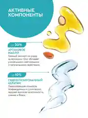 SOS-бальзам на аргановом масле Professional Organic Oil "Восстановление и блеск", 250 мл
