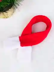Новогодний костюм для собак и кошек, шапочка, шарф, манижка, колпак для кошек и собак