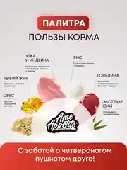 AmeAppetite сухой корм с говядиной и домашней птицей для щенков всех пород с 2 до 18 мес