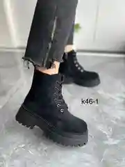 Угольный женские ботинки, зимние, натуральная шерсть