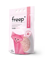 Freep Наполнитель тофу Персик, 4,5 л