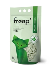 Freep Наполнитель тофу Зеленый чай, 10 л