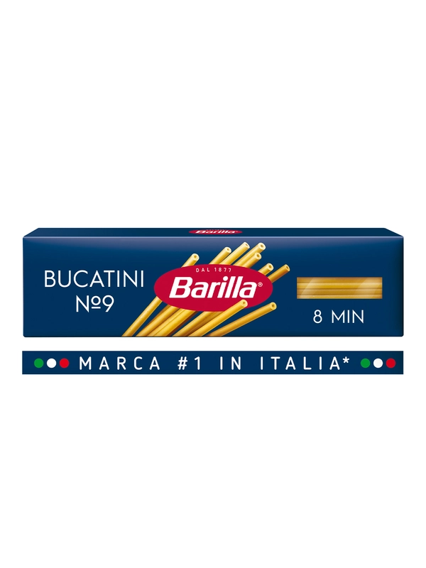 Макаронные изделия Barilla Bucatini n.9, из твёрдых сортов пшеницы, 400 г