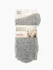 Серый носки теплые женские кашемировые (OSKO)