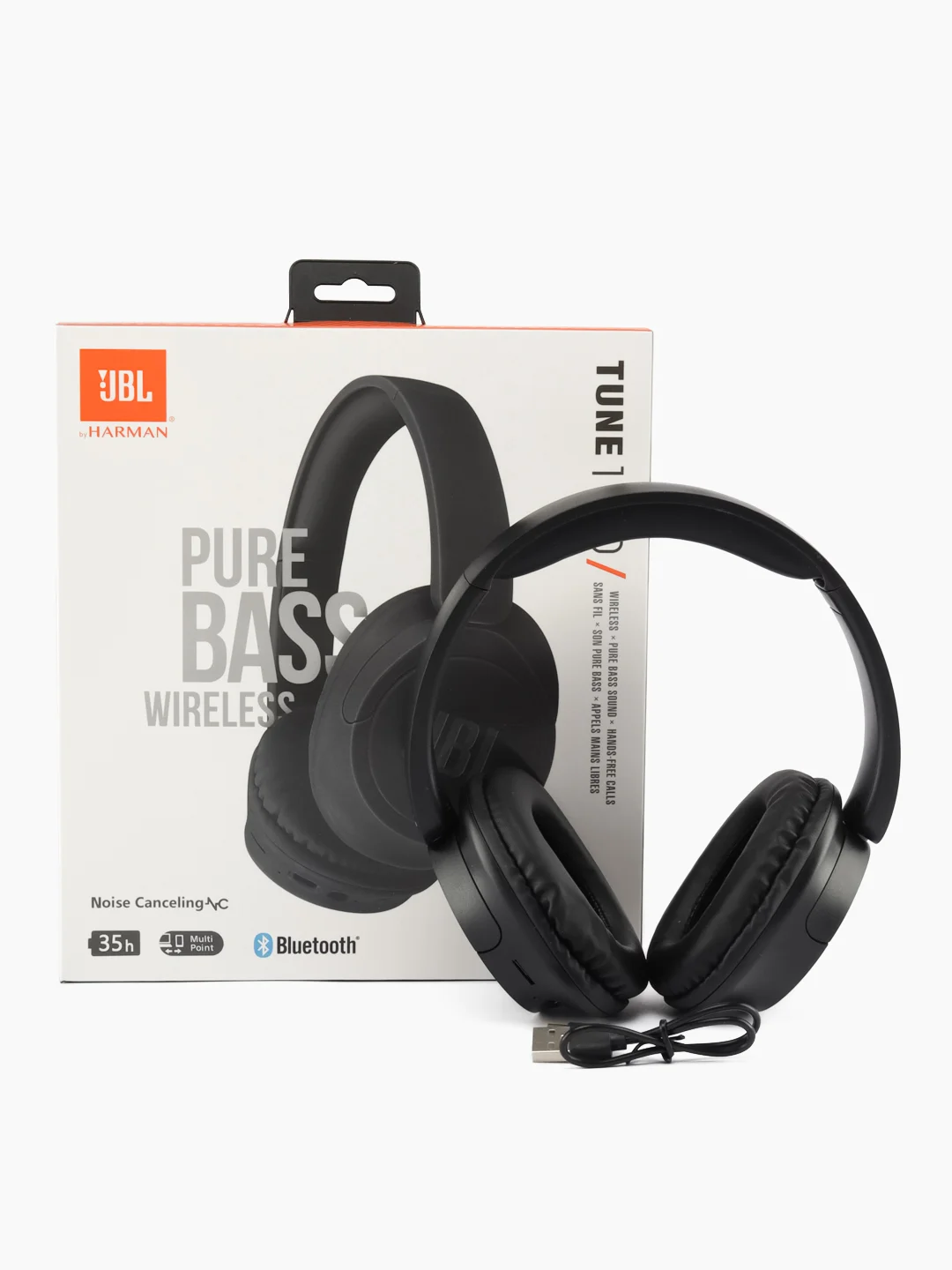 Черный беспроводные наушники JBL Tune 1100