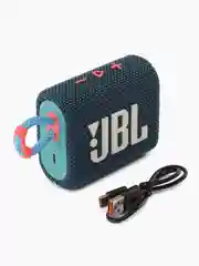 Синий портативная колонка, Bluetooth, JBL GO3