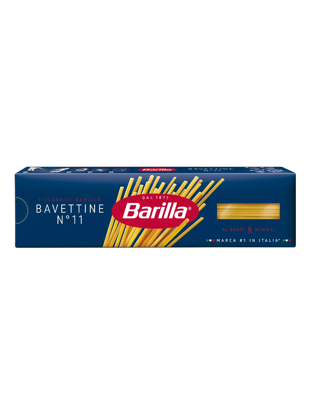 Макаронные изделия Barilla Bavettine n.11, из твёрдых сортов пшеницы, 450 г
