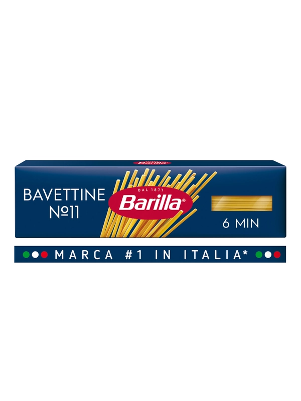 Макаронные изделия Barilla Bavettine n.11, из твёрдых сортов пшеницы, 450 г