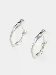 Серый меланж серьги женские, разные