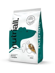 Полнорационный корм Nutriall для крыс с овощами, 2 упаковки