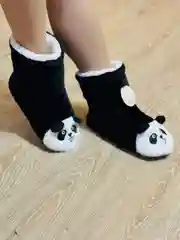 Черный сапожки-тапочки домашние, утепленные женские, угги домашние, для девочек