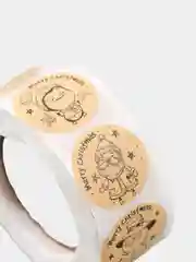 Карамельный наклейки Новогодние, наклейки детские,стикеры для творчества, поощрительные для оценок
