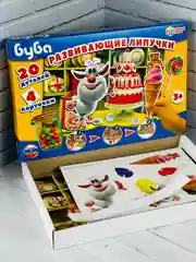 Домовой Буба развивающая детская игра с липучками для малышей домовенок герои из мультика