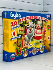Домовой Буба развивающая детская игра с липучками для малышей домовенок герои из мультика