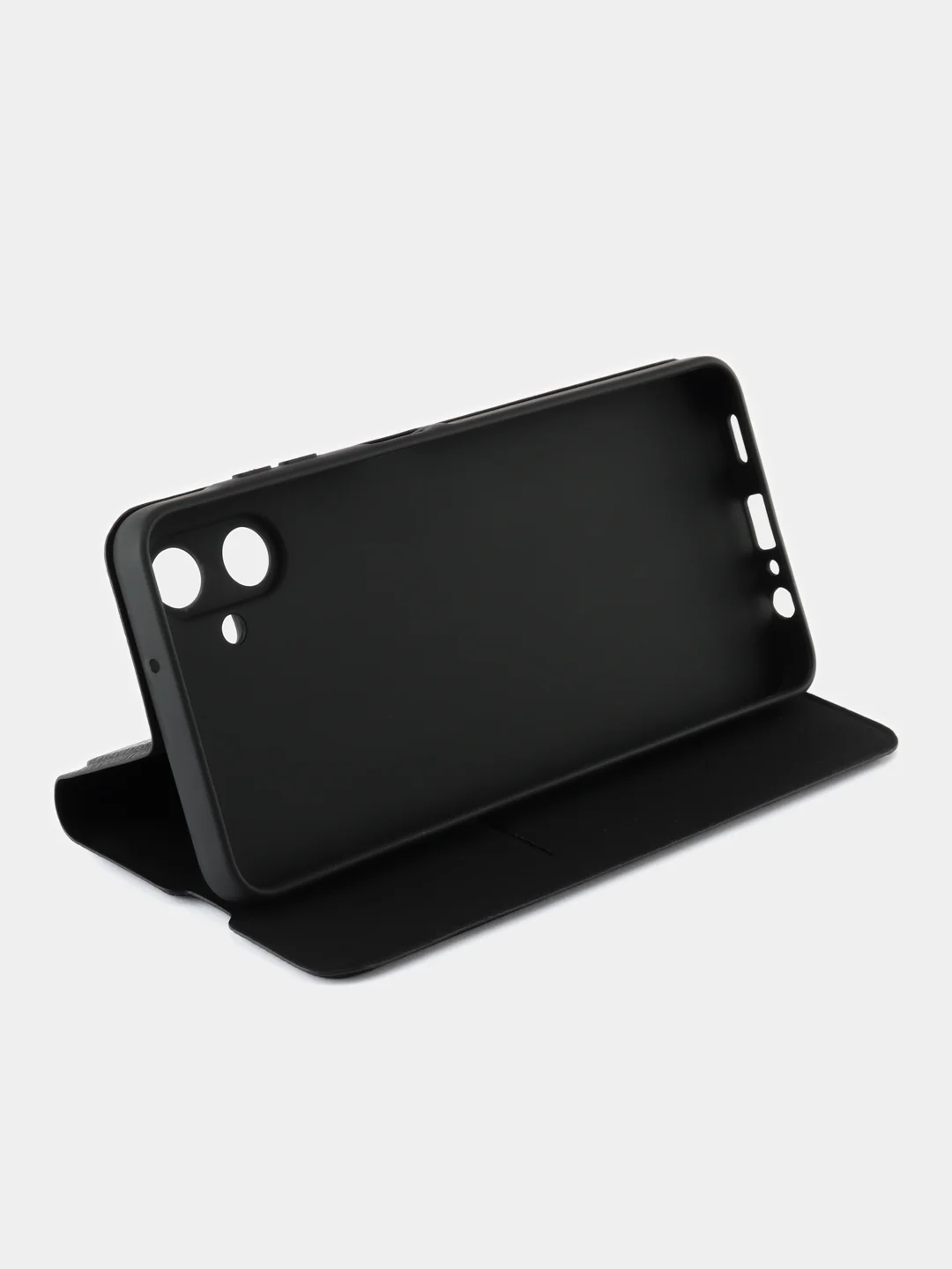 Черный чехол книжка на Samsung Galaxy A06 4G / Самсунг Галакси А06 4Г