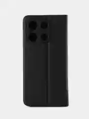 Угольный чехол-книжка Xiaomi Redmi Note 13 4g / Сяоми Редми Нот 13 4Г