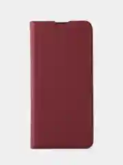 Багровый чехол книжка Xiaomi Redmi Note 13 Pro 4g / Сяоми Редми Нот 13 Про