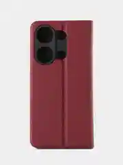 Багровый чехол книжка Xiaomi Redmi Note 13 Pro 4g / Сяоми Редми Нот 13 Про