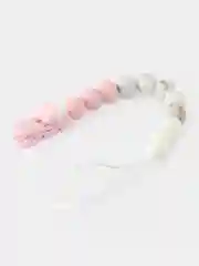 Розовый держатель для соски/ пустышки
