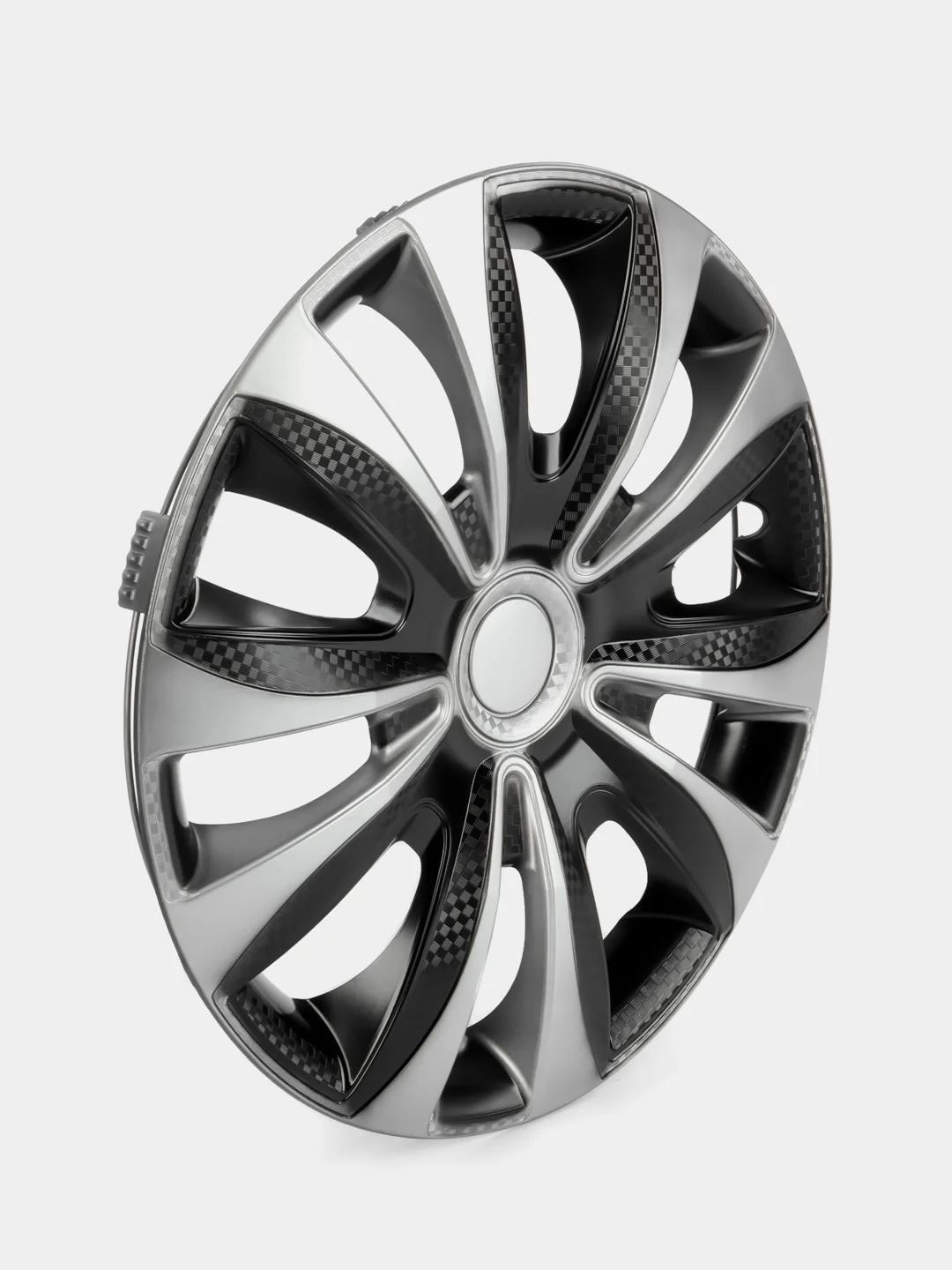 Серебряный колпаки на колеса R15+, 4шт КАЛИБРИ