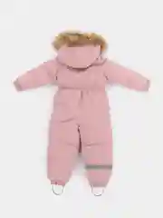 Розовый детский зимний комбинезон для мальчиков и девочек