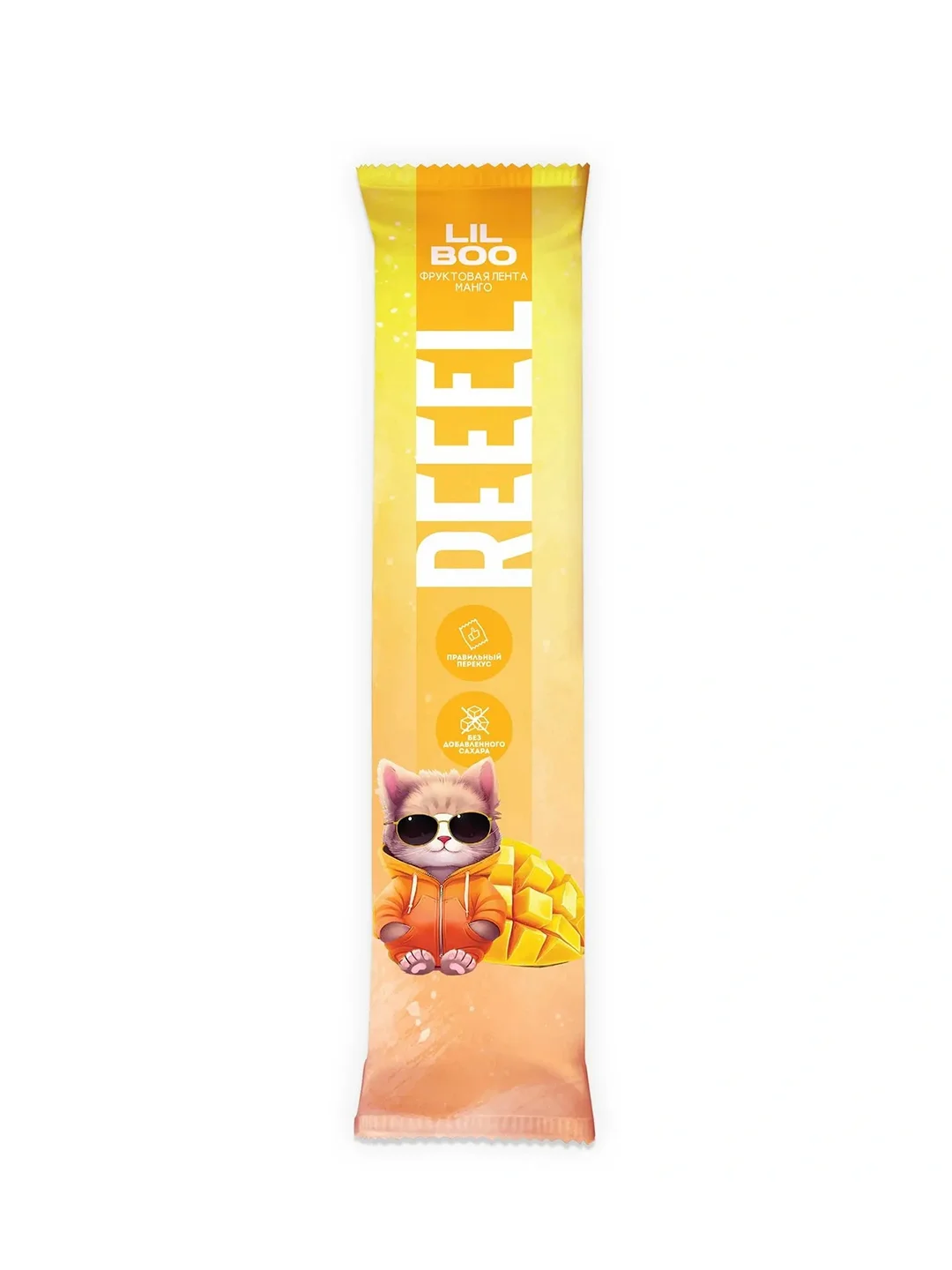 Фруктовая лента REEEL "Манго", для детей, 15 г