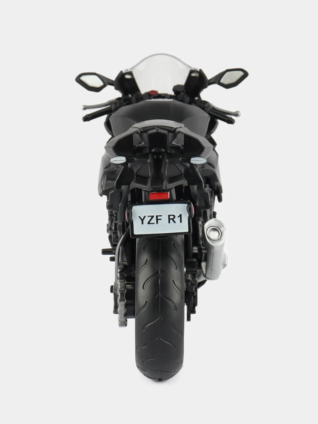 Мотоцикл металл. 1:12 Yamaha YZF-R1, черный, свободный ход колес, 20 см JB1251603