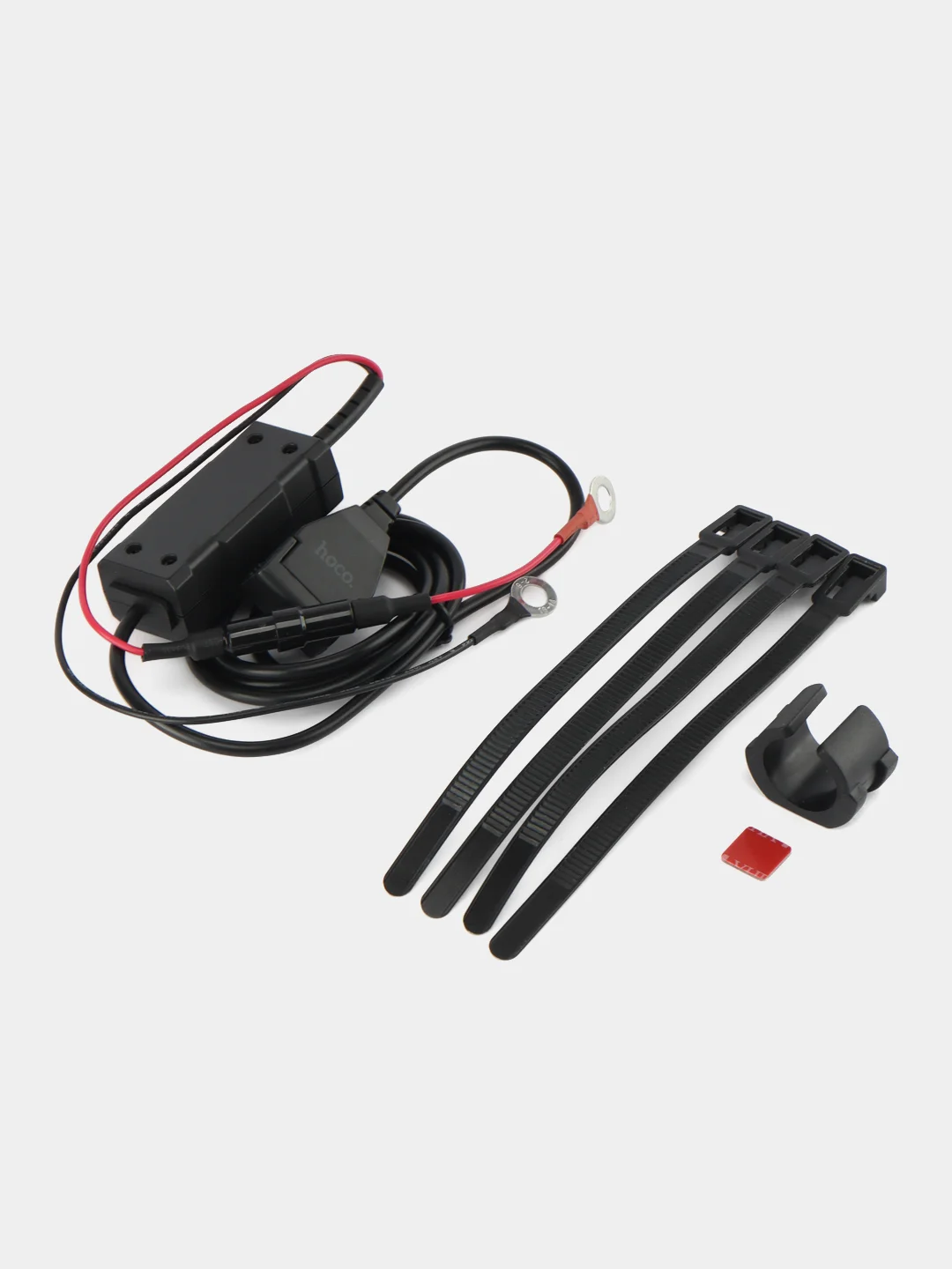 Автомобильное зарядное устройство 1USB 2.4A для мотоцикла Hoco Z45 Black