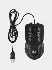 Бесшумная проводная игровая компьютерная мышь optical mouse R3 с RGB подсветкой