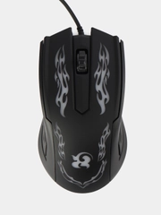 Бесшумная проводная игровая компьютерная мышь optical mouse R3 с RGB подсветкой