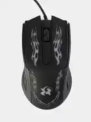 Бесшумная проводная игровая компьютерная мышь optical mouse R3 с RGB подсветкой