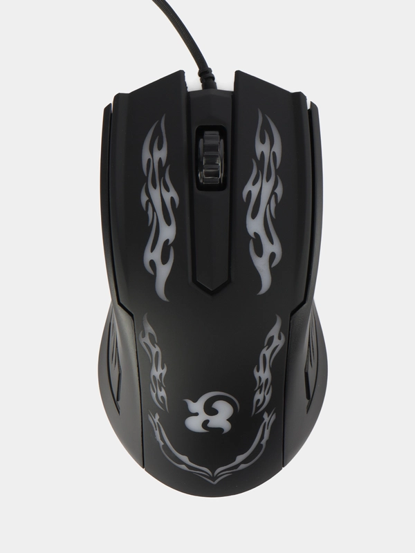 Бесшумная проводная игровая компьютерная мышь optical mouse R3 с RGB подсветкой