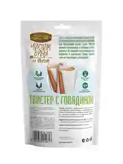 Лакомство Твистер с говядиной Деревенские лакомства Чистим зубы, для собак, 100 г
