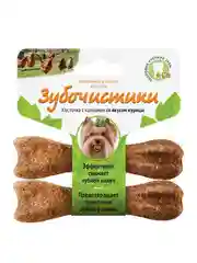 Зубочистики для собак мелких пород со вкусом курицы, 2 штуки по 18 г