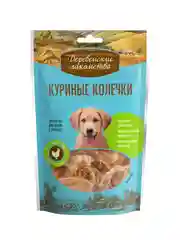 Куриные колечки Деревенские лакомства, для щенков, 90 г