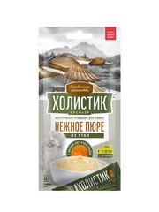 Пюре Деревенские лакомства Холистик, из утки с икрой летучей рыбы, 4х10 г