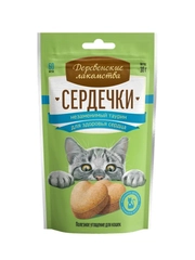 Деревенские лакомства Сердечки, для здоровья сердца, 30 г